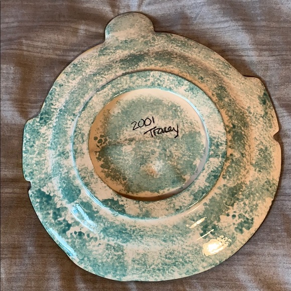 11” Decorative Snowman Plate - Picture 3 of 3